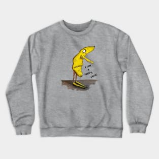 Happy fruit banana man! Crewneck Sweatshirt